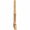 Ekena Millwork Saratoga Smooth Timber Gable Bracket, Western Red Cedar, 72"W x 24"H x 1 1/2"D x 3 1/2"F, 8/12 Pitch GBW072X24X0204SAR00SWR - alternate 4